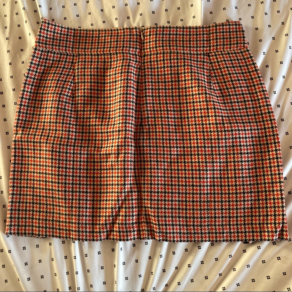 Tweed design mini skirt